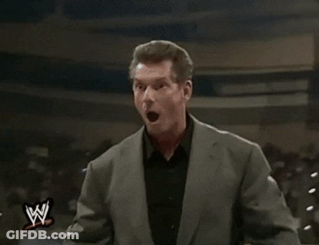 Vince Mcmahon Surprised Face Reaction GIF