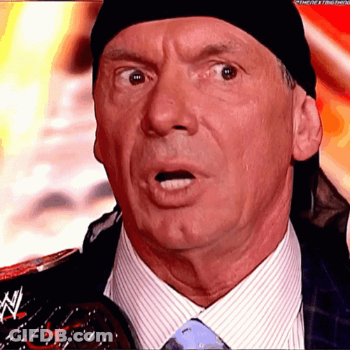 Vince Mcmahon Tense Gulp GIF