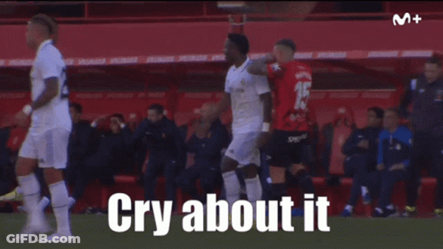 Vini Jr Cry About It GIF