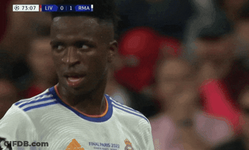Vini Jr Finger Pointing GIF