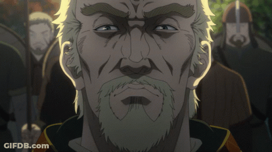 Vinland Saga Askeladd Serious Face GIF