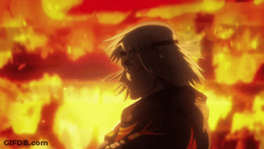 Vinland Saga Thorfinn Fire GIF
