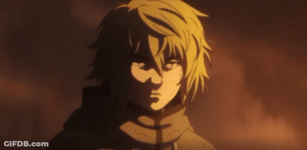 Vinland Saga Thorfinn Looking Back GIF