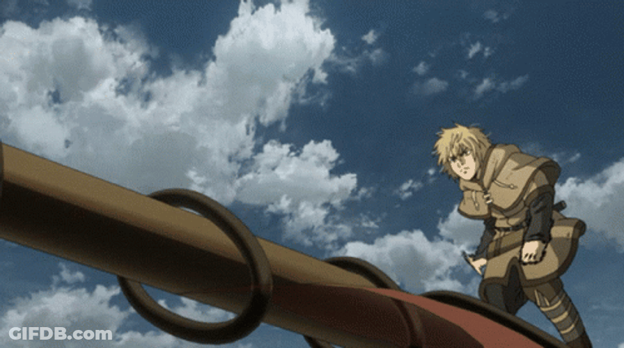 Vinland Saga Thorfinn Vs Thorkell GIF