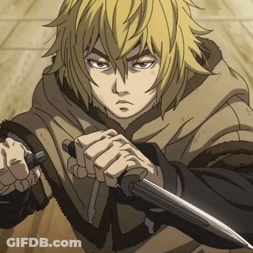 Vinland Saga Thorfkell Punch GIF