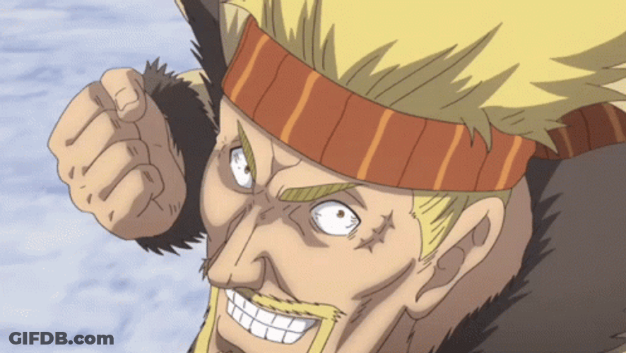 Vinland Saga Thorkell Punching Horse GIF