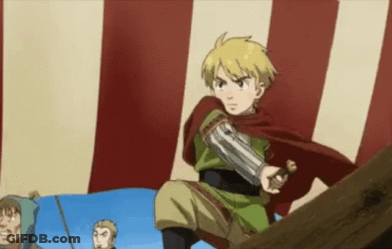 Vinland Saga Young Thorfinn With Sword GIF