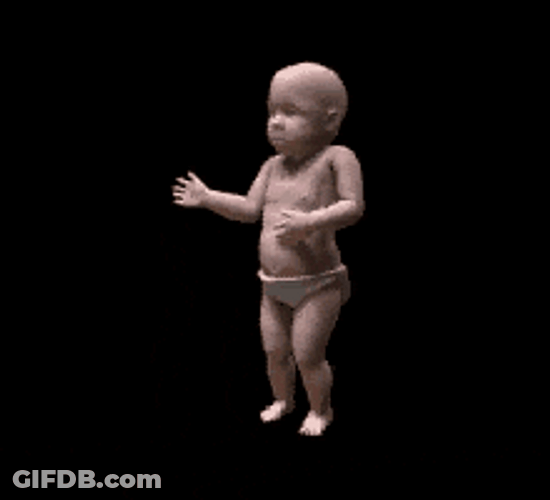 Vintage Baby Dancing GIF