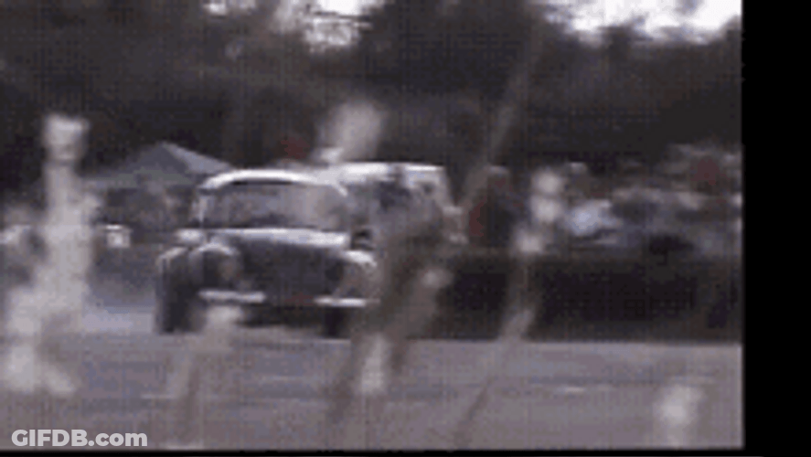 Vintage Car Model Drifting GIF