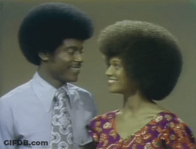Vintage Couples Loving Stare GIF