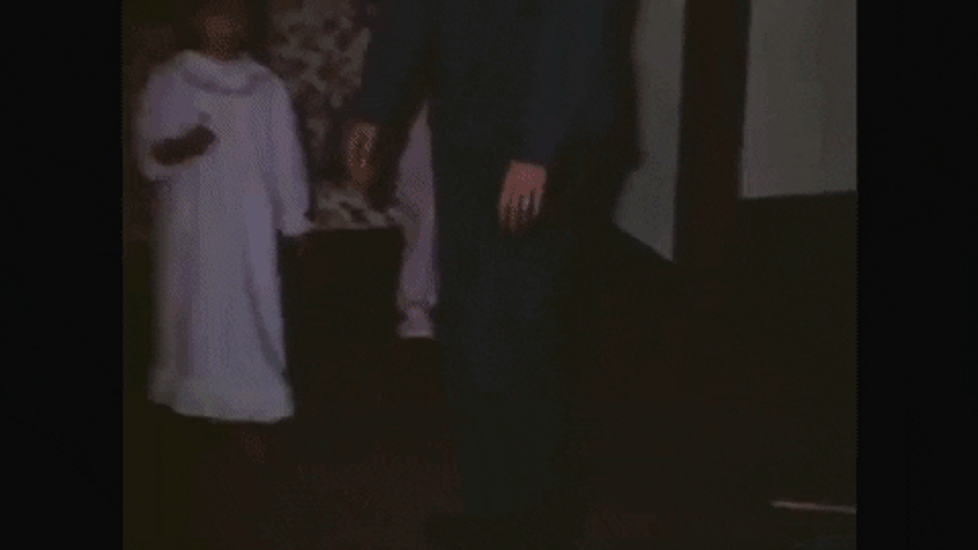 Vintage Creepy Halloween Costume GIF