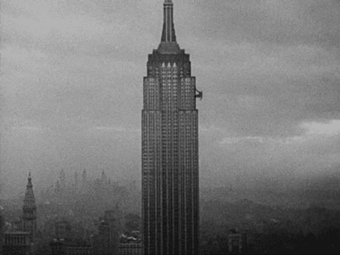 Vintage Empire State Building GIF