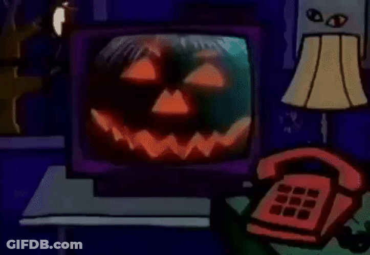 Vintage Halloween Jack O' Lantern GIF