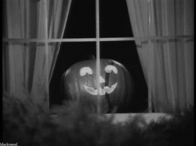 Vintage Halloween Jack O' Lantern GIF