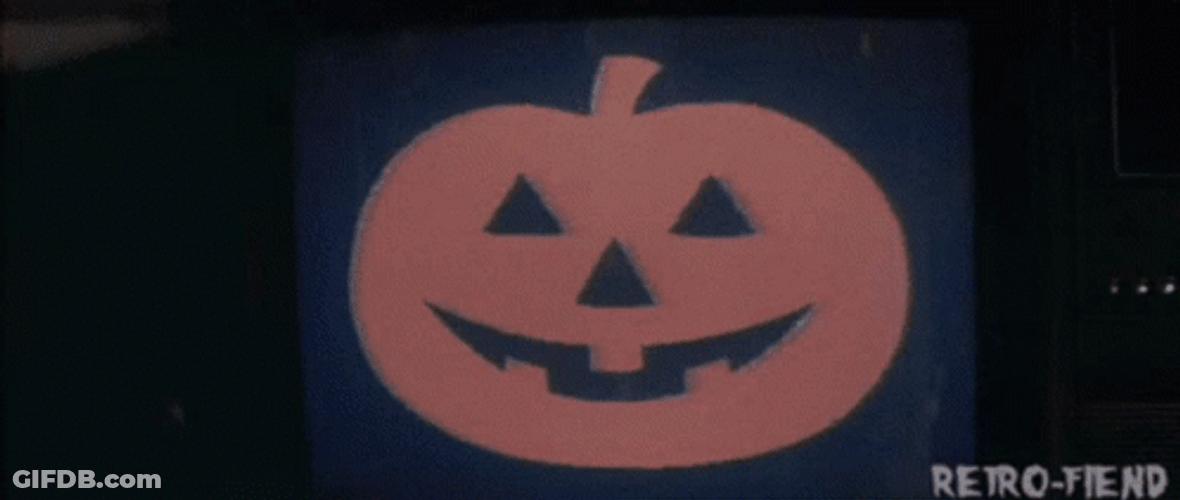 Vintage Halloween Scared Phone Call GIF