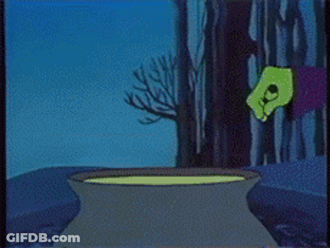 Vintage Halloween Witch Magic GIF