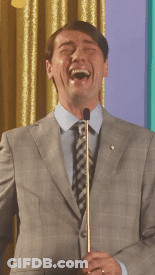 Vintage Host Crazy Laugh GIF