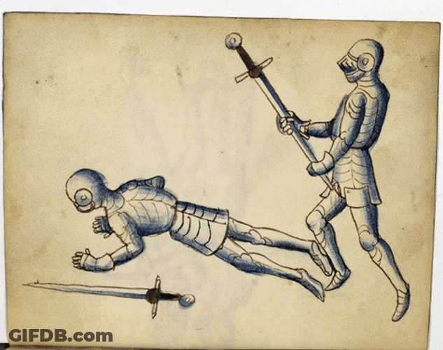 Vintage Knight And Armour GIF