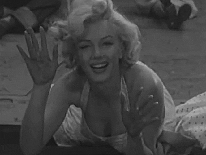 Vintage Marilyn Monroe Smiling GIF