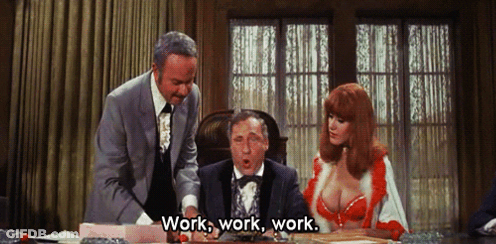 Vintage Office Happy Work Anniversary GIF