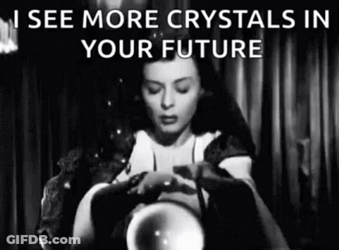 Vintage Seer Seeing More Crystal Balls GIF