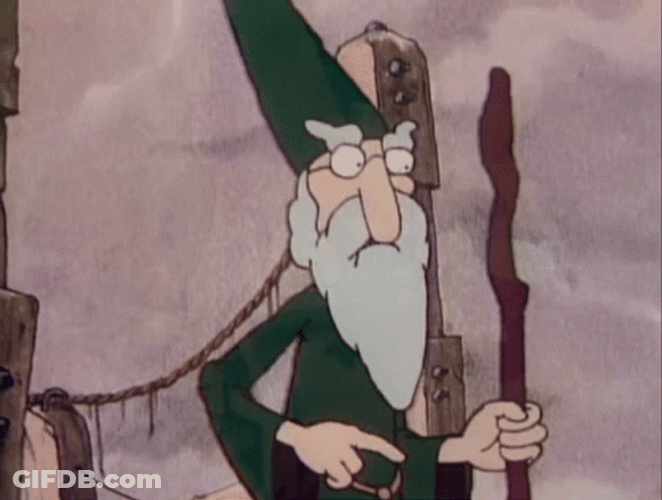 Vintage Sesame Street Wizard GIF