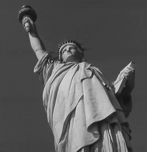 Vintage Statue Of Liberty GIF