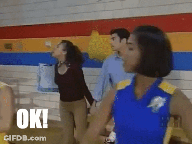 Vintage University Students Drop Kick GIF