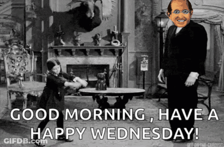 Vintage Wednesday Dancing Face Swap GIF
