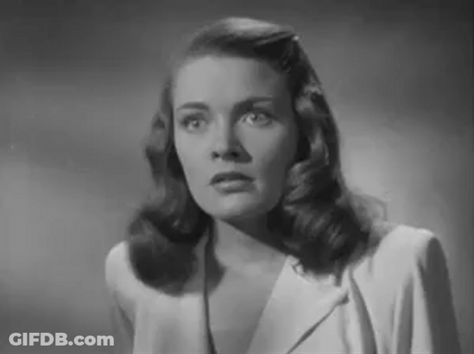 Vintage Woman Omg Reaction GIF