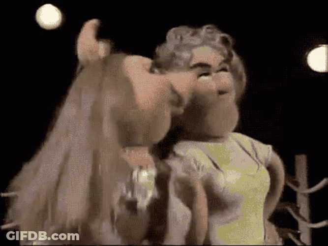 Violent Miss Piggy Punch GIF