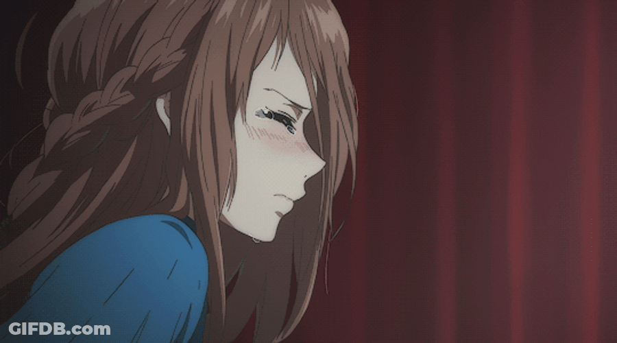 Violet Evergarden Anime Crying Lucilia GIF
