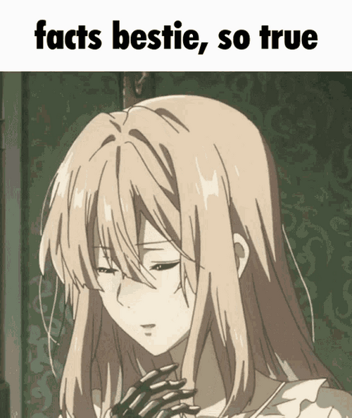 Violet Evergarden Anime Facts Bestie GIF