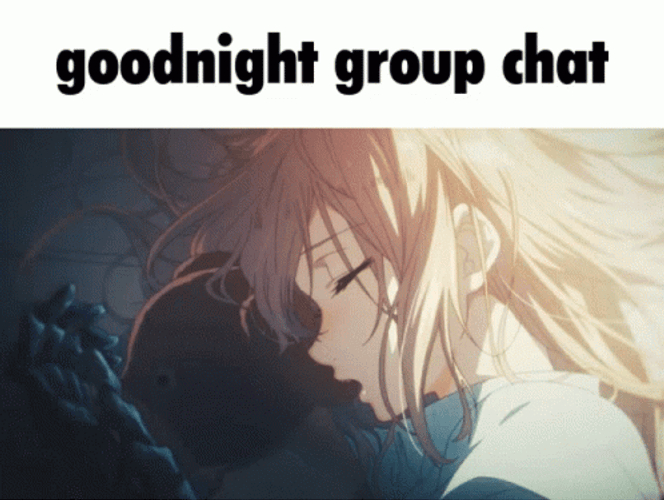 Violet Evergarden Anime Good Night GIF