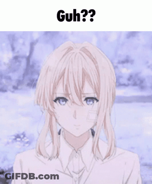 Violet Evergarden Anime Huh GIF