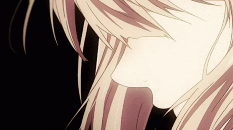 Violet Evergarden Anime Look Down GIF