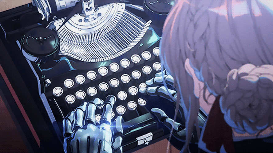 Violet Evergarden Anime Typewriter GIF