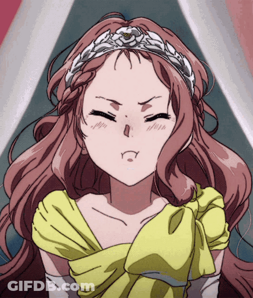 Violet Evergarden Charlotte Drossel Angry GIF