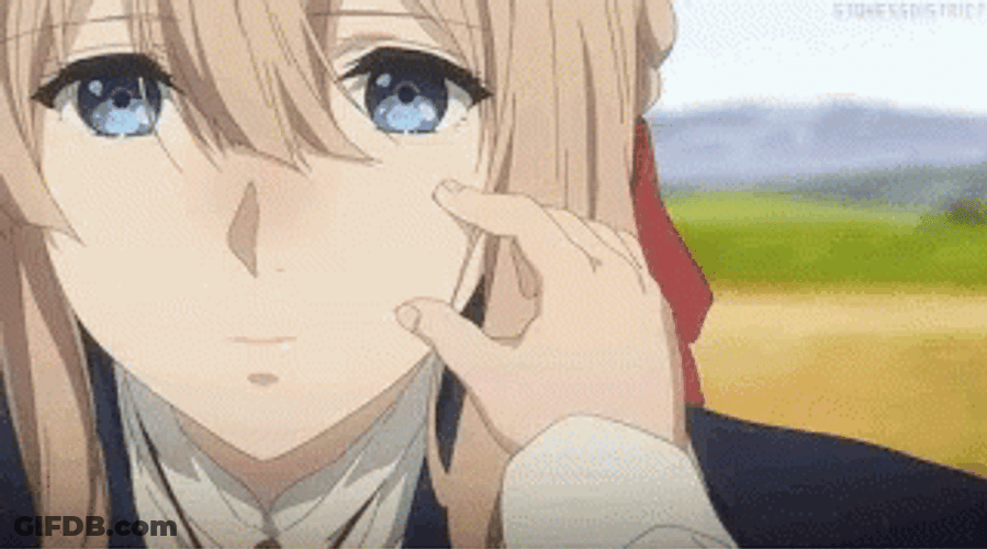 Violet Evergarden Cheek Pinch GIF