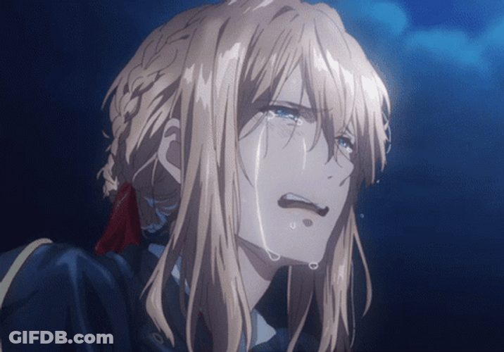 Violet Evergarden Crying Happy GIF