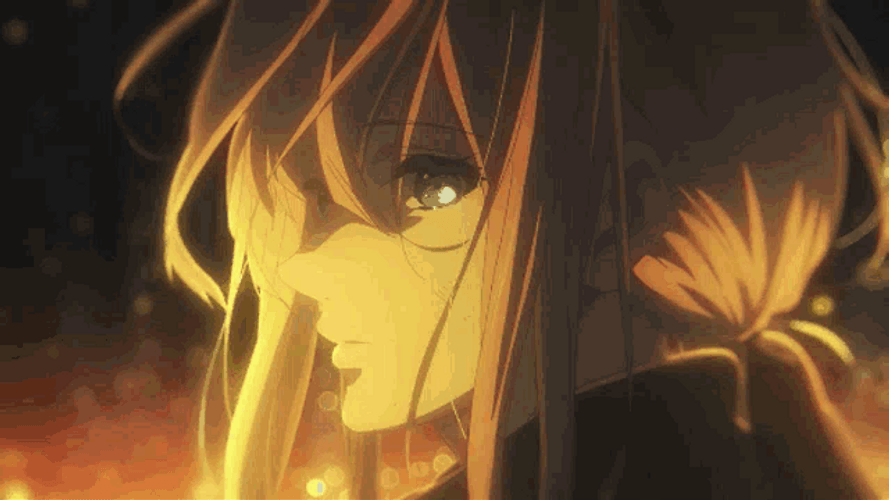 Violet Evergarden Fire Anime Scene GIF
