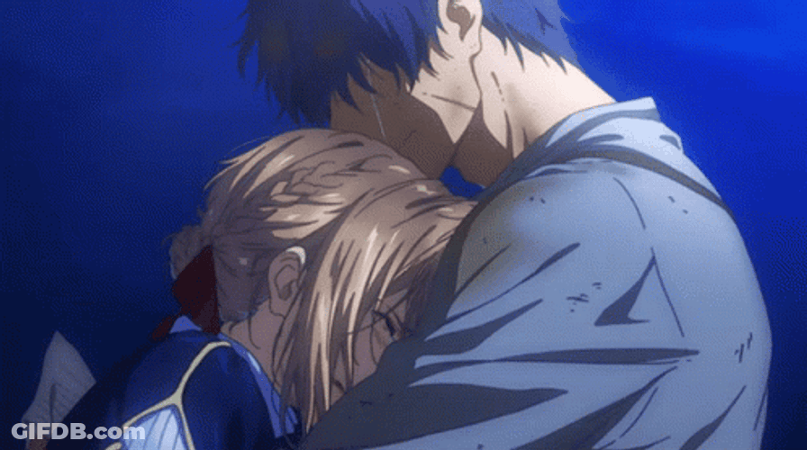 Violet Evergarden Gilbert Bougainvillea Hug GIF