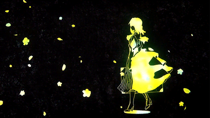 Violet Evergarden Walking Animation GIF