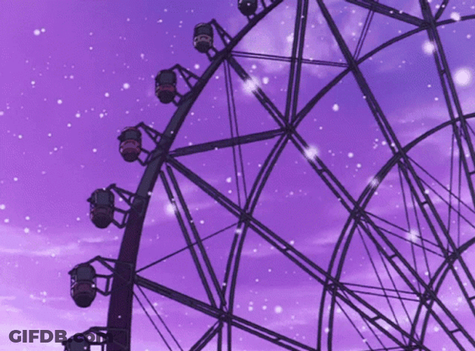 Violet Ferris Wheel Purple Aesthetic GIF