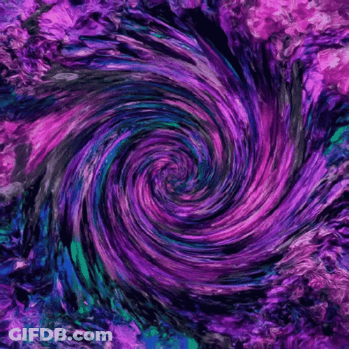 Violet Vortex Rotating Fast GIF