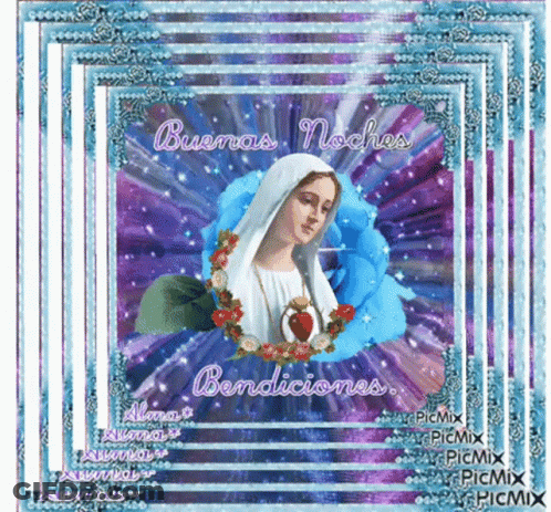 Virgin Mary Buenas Noches Bendiciones GIF