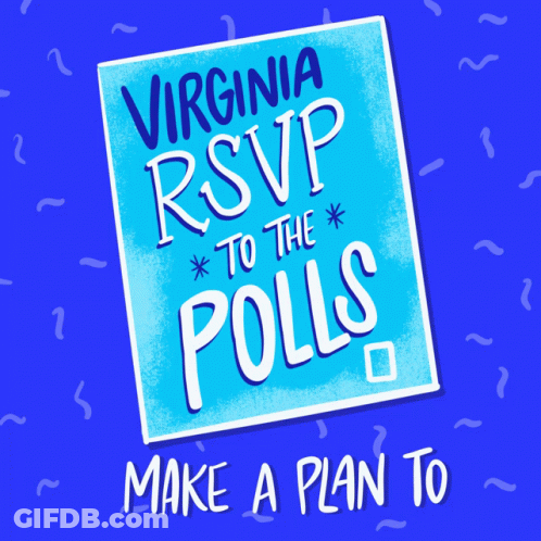 Virginia RSVP To The Polls Vote Early GIF