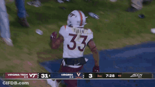 Virginia Tech Vs Virginia Football Game GIF