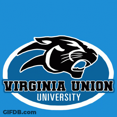 Virginia Union University Logo With Panther GIF