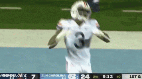Virginia Vs North Carolina Football Game GIF